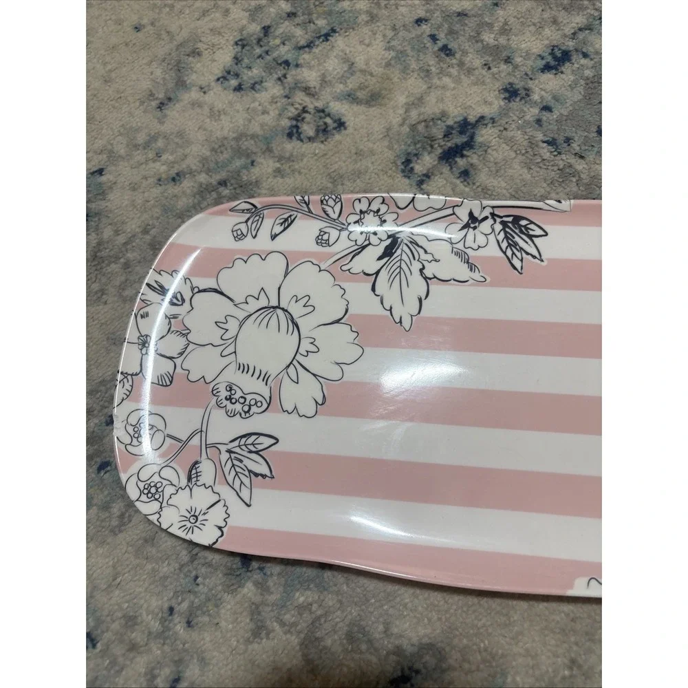 Vera Bradley Midnight Blush Floral Serving Tray, 17